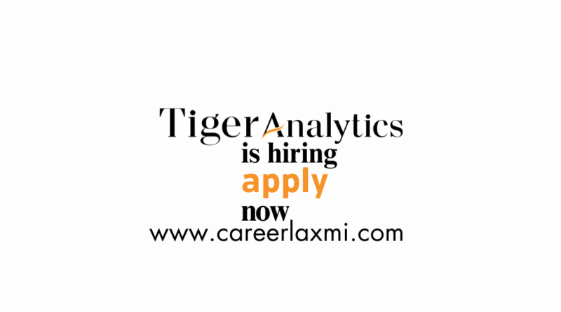 Senior Analyst / Data Scientist Opening at Tiger Analytics(Exp-over 2 years) - Apply Now!